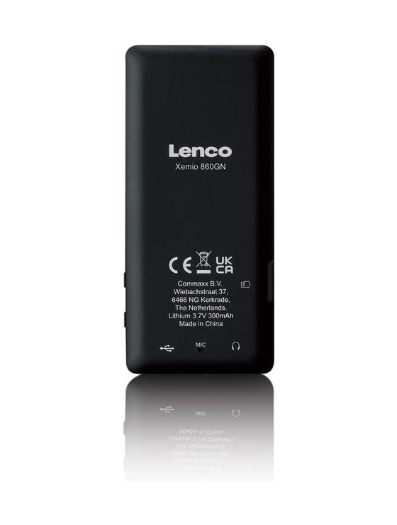Xemio-860 MP3 Spieler 8 GB  (Schwarz, Limette) 