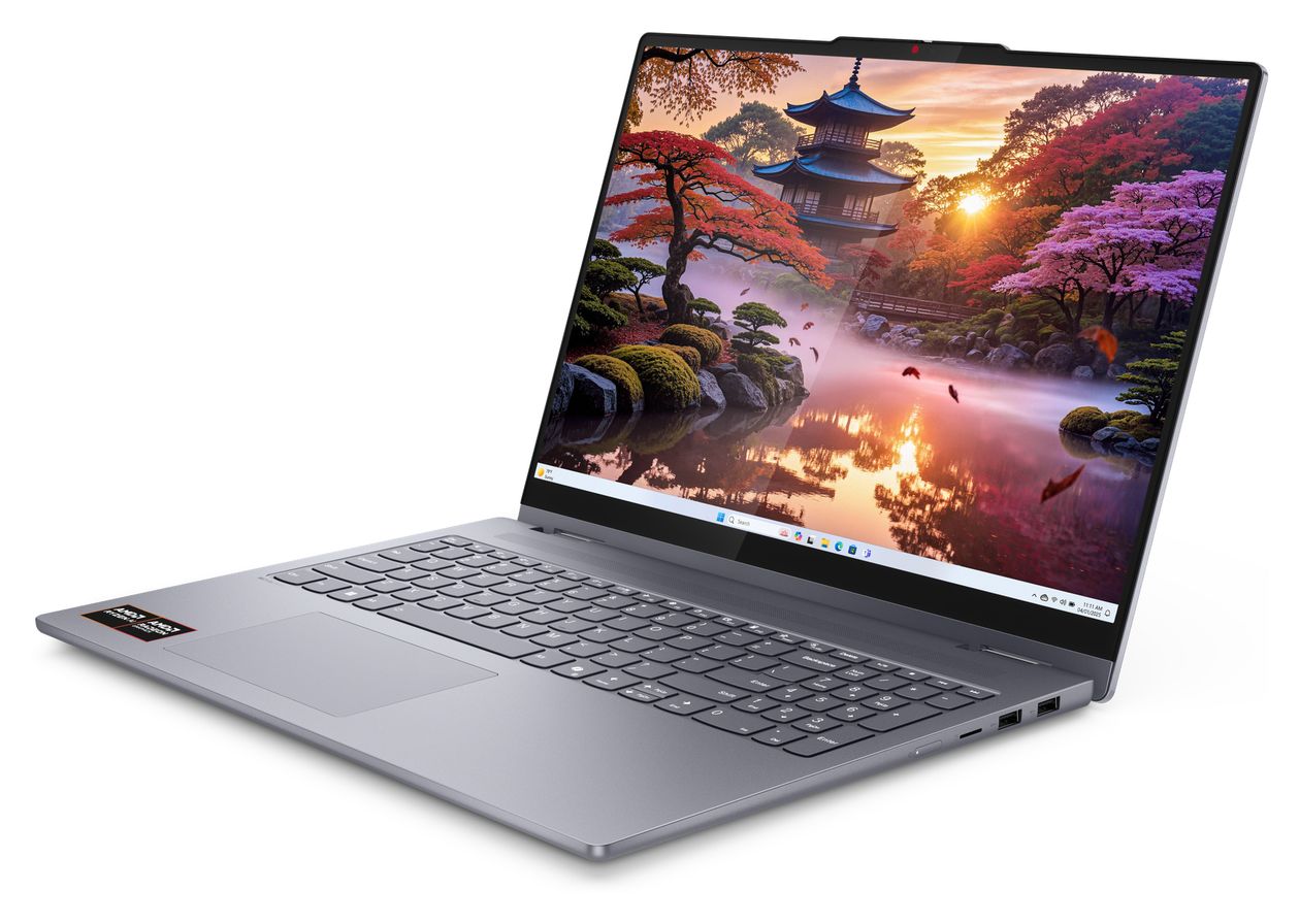IdeaPad 5 2-in-1 16AKP10 Copilot+ WUXGA Notebook 40,6 cm (16 Zoll) 1920 x 1200 Pixel 512 GB SSD Windows 11 Home AMD Ryzen 5 max. 4,8 GHz  (Grau) 