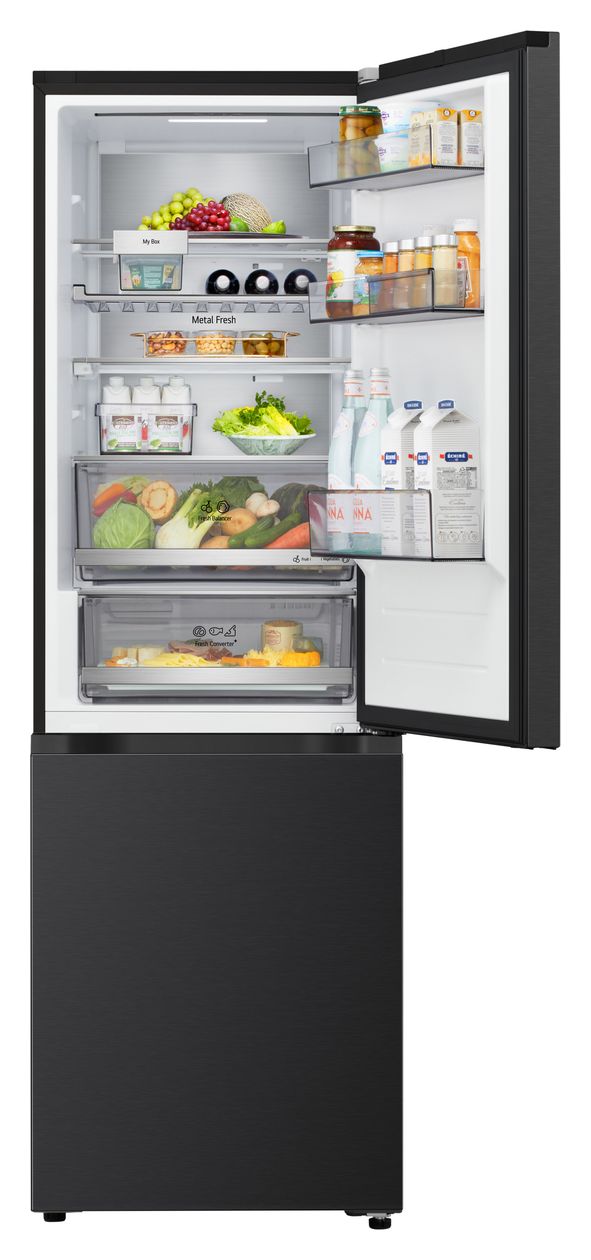 GBBS716AEV 220 l / 113 l Kühl-Gefrierkombi freistehend 108 kWh Jahr  (Schwarz) 