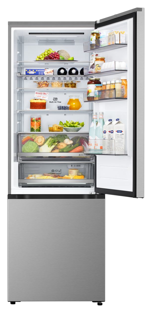 GBBW322CPY 326 l / 139 l Kühl-Gefrierkombi freistehend NoFrost 191 kWh Jahr  (Silber) 