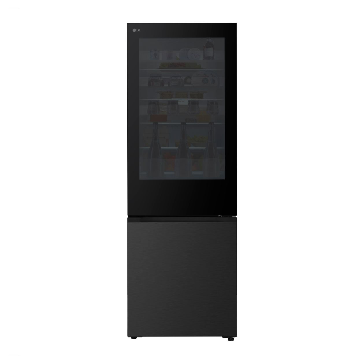 GBGW92GCEV 326 l / 139 l Kühl-Gefrierkombi freistehend 191 kWh Jahr  (Schwarz) 