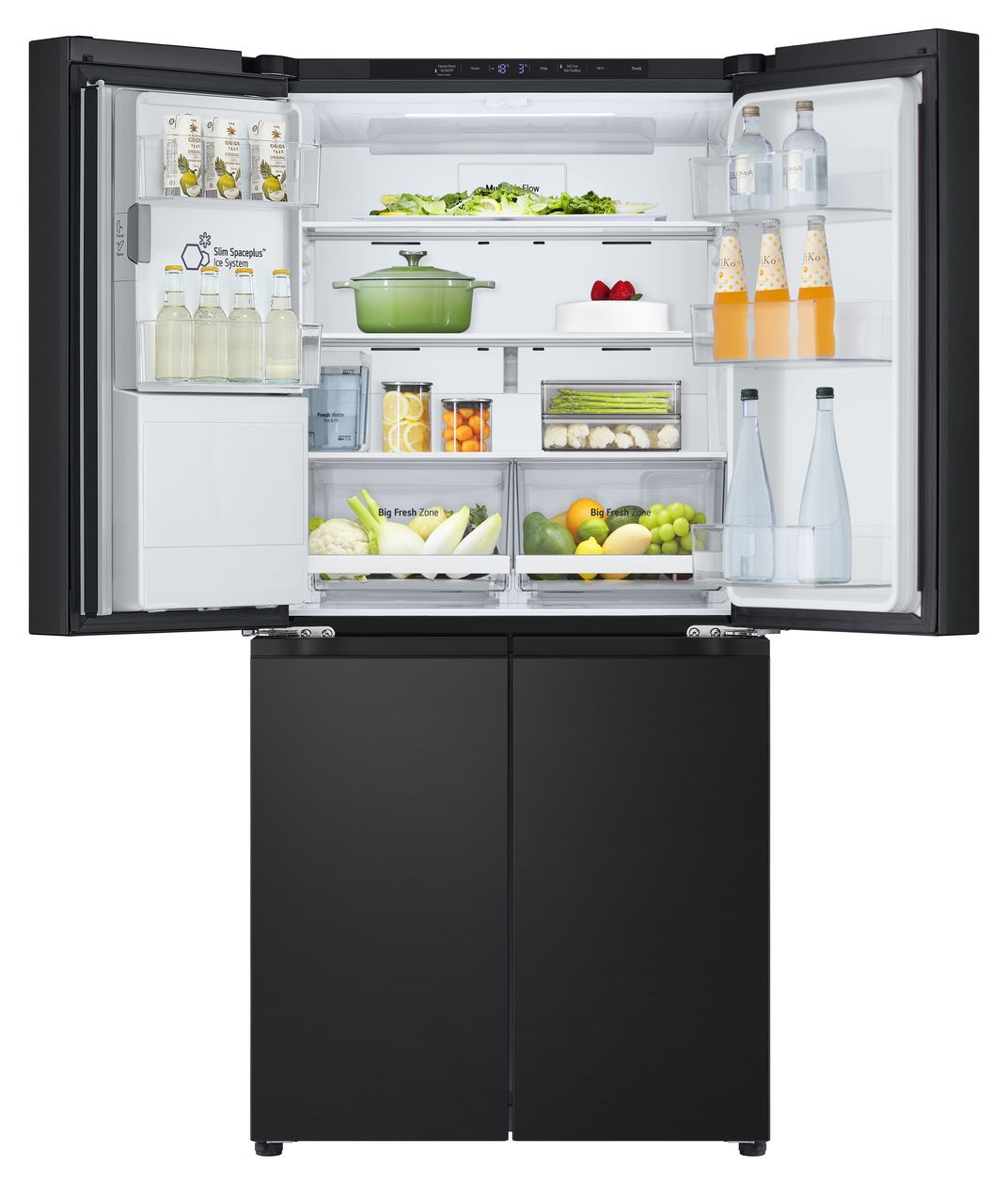 GML861EPPE Side-by-Side Kühl-/ Gefrierkombination 286 l / 220 l 314 kWh NoFrost 1787 mm x 835 mm  (Schwarz) 