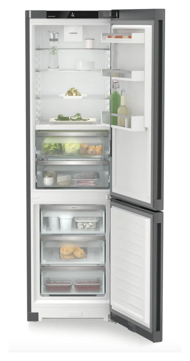 CBNdgc5723-20 Plus BioFresh 258 l / 103 l Kühl-Gefrierkombi freistehend NoFrost 181 kWh Jahr  (Grau) 