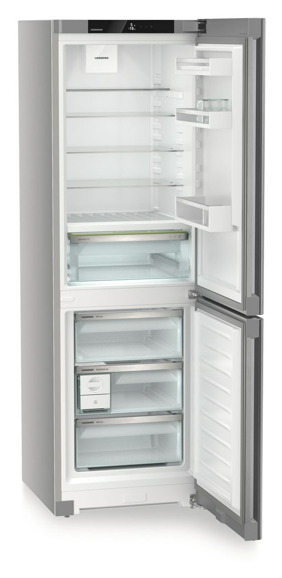 CBNsfc5223-22 Plus 218 l / 103 l Kühl-Gefrierkombi freistehend NoFrost 170 kWh Jahr  (Silber) 