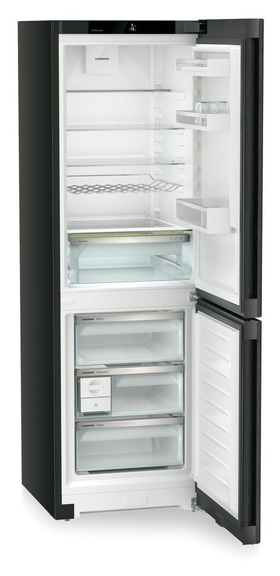 CNbdb5223-22 227 l / 103 l Kühl-Gefrierkombi freistehend NoFrost 128 kWh Jahr  (Schwarz) 