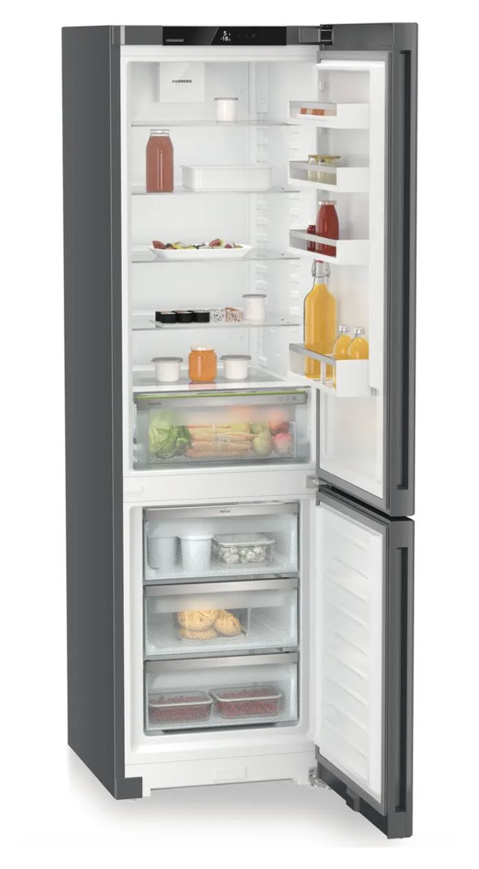 CNdgc5703-20 Pure 268 l / 103 l Kühl-Gefrierkombi freistehend NoFrost 162 kWh Jahr  (Grau) 