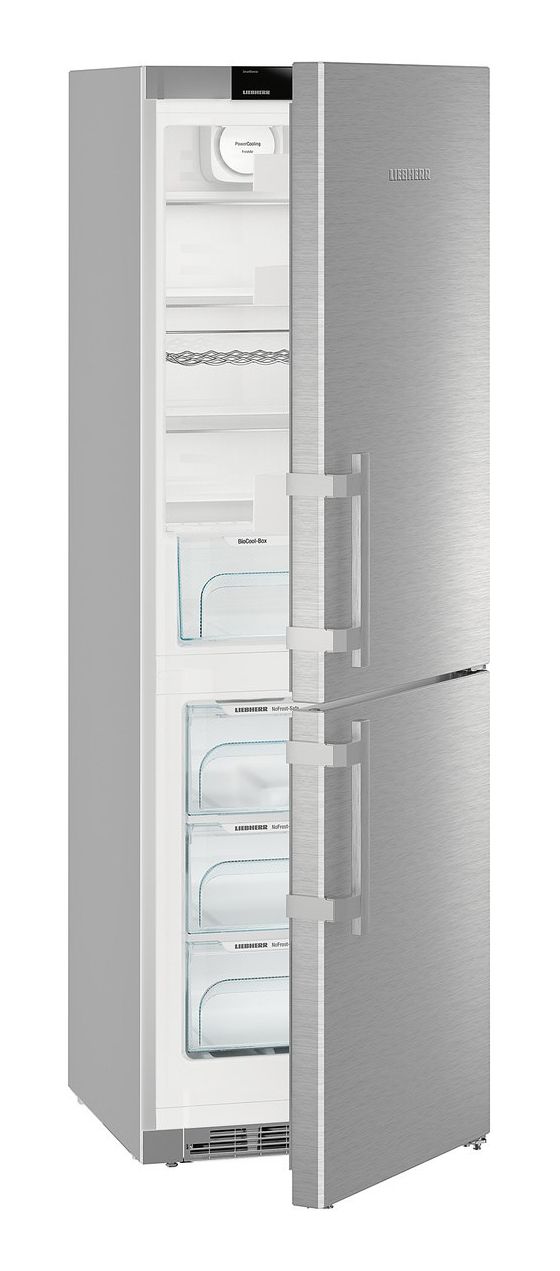 CNief4335-21 Comfort 220 l / 101 l Kühl-Gefrierkombi freistehend NoFrost  (Silber) 