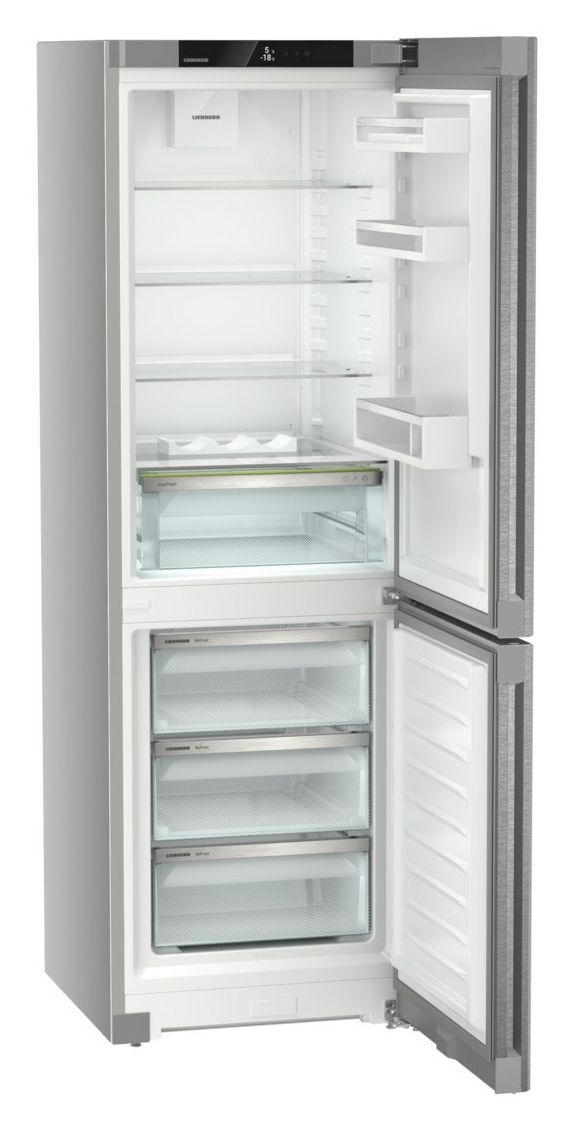 CNsdc5203-22 227 l / 103 l Kühl-Gefrierkombi freistehend NoFrost 161 kWh Jahr  (Silber) 