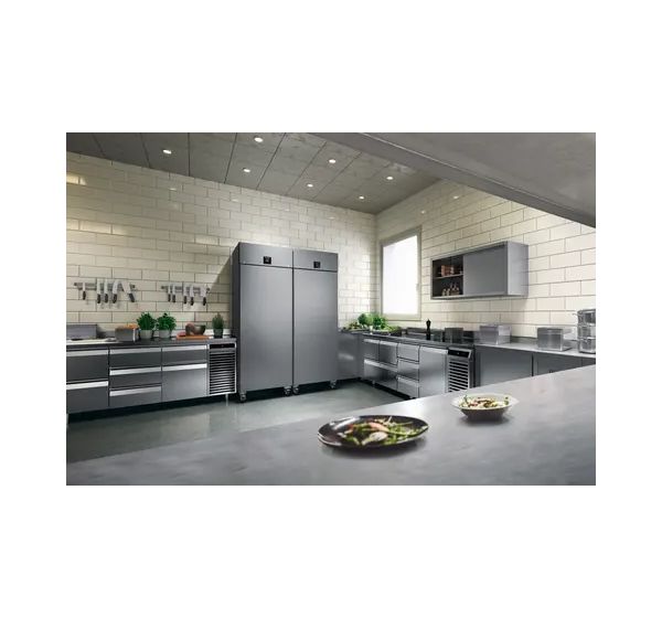 FRPSvh6501-40 Perfection 486 l / 486 l Kühlschrank freistehend EEK: A 302 kWh Jahr  (Edelstahl) 