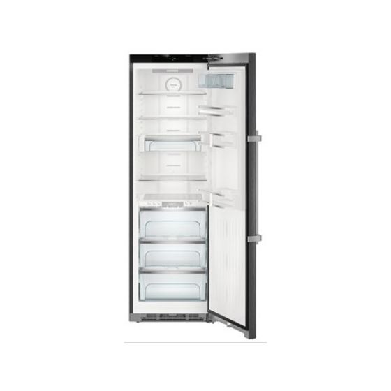 KBbs4370-21 Premium BioFresh 372 l Kühlschrank freistehend EEK: C 106,58 kWh Jahr  (Schwarz, Edelstahl) 