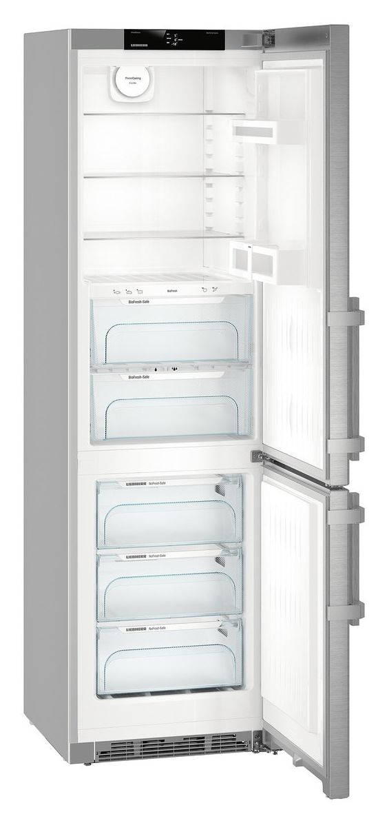 KGBNf2060-3 248 l / 104 l Kühl-Gefrierkombi freistehend NoFrost 227 kWh Jahr  (Silber) 