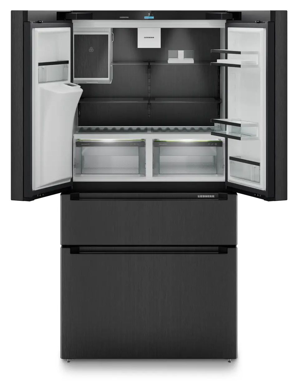 MBbsdi9528-20 Plus BioFresh Side-by-Side Kühl-/ Gefrierkombination French Door 308 l / 230 l 284 kWh NoFrost 1805 mm x 906 mm  (Edelstahl) 