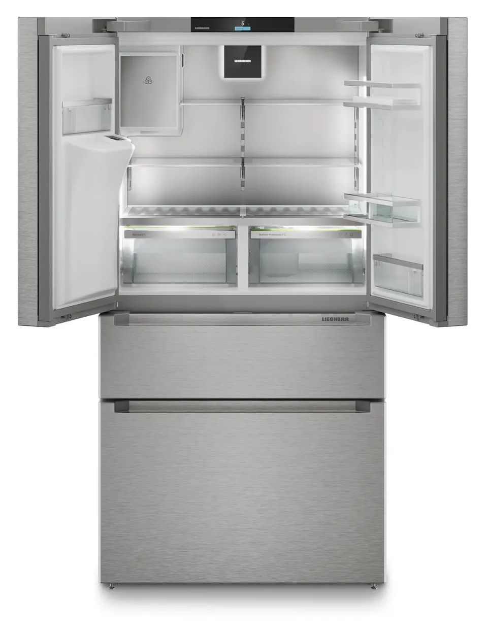MBsddi9558-20 Prime BioFresh Side-by-Side Kühl-/ Gefrierkombination French Door 309 l / 230 l 284 kWh NoFrost 1805 mm x 906 mm  (Edelstahl) 