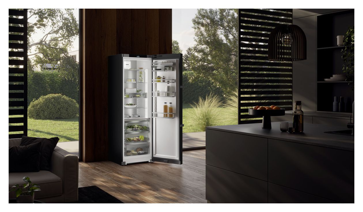 RBbsb525i-23 Prime BioFresh 387 l / 387 l Kühlschrank freistehend EEK: B 86 kWh Jahr  (Schwarz) 