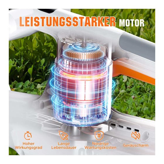 Handy+ 20V U20 2,0 Ah SE Kabelloser Heckenschere Bürstenschneider 
