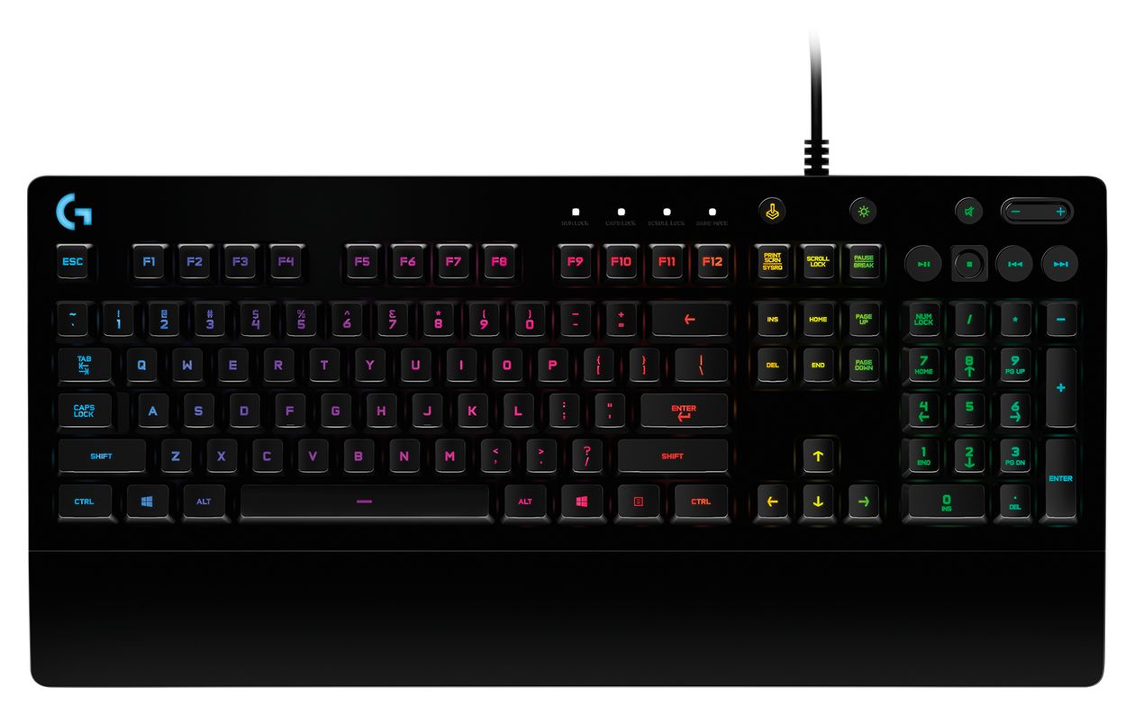 G213 RGB-LED Gaming Tastatur USB  (Schwarz) 