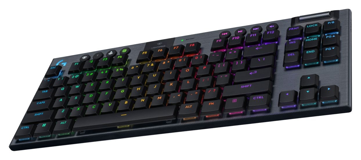 G915X Lightspeed LED Gaming Tastatur USB + RF Wireless + Bluetooth  (Schwarz) 