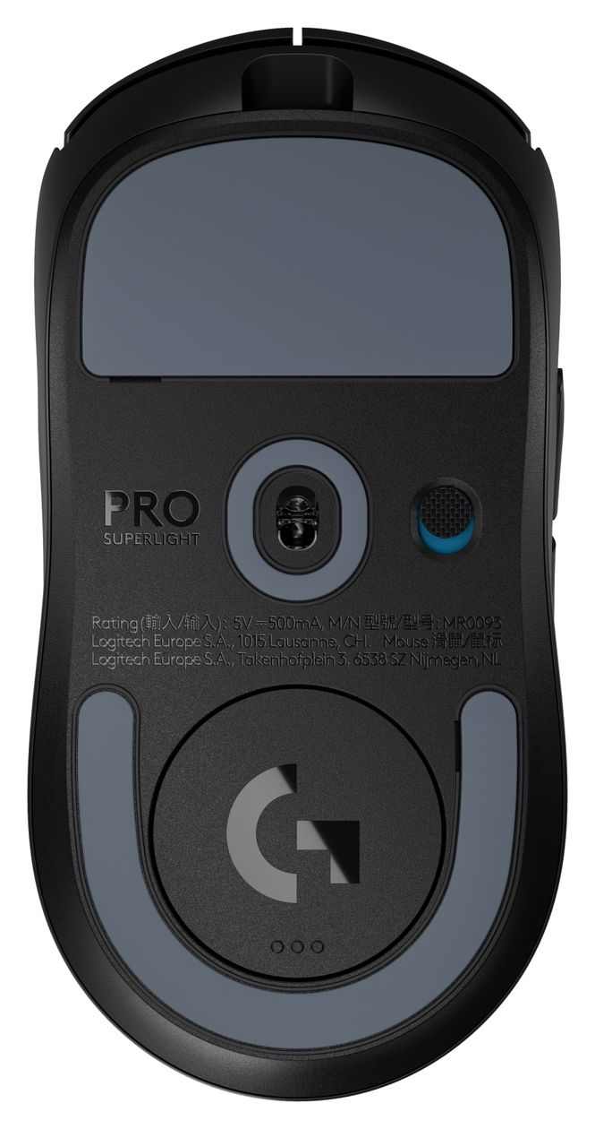 Pro X Superlight 2 32000 DPI Gaming Maus Optisch  (Schwarz) 