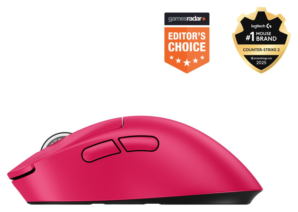 Pro X Superlight 2 DEX 44000 DPI Gaming Maus Optisch  (Magenta) 