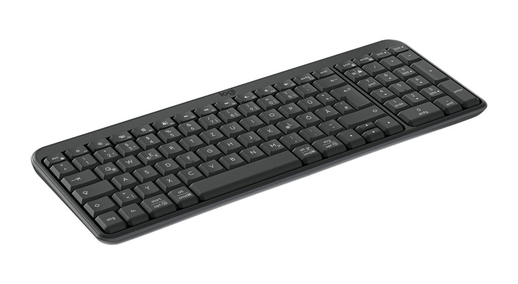K250 Compact Bluetooth Universal Tastatur RF Wireless + Bluetooth 2.4 GHz  (Graphit) 
