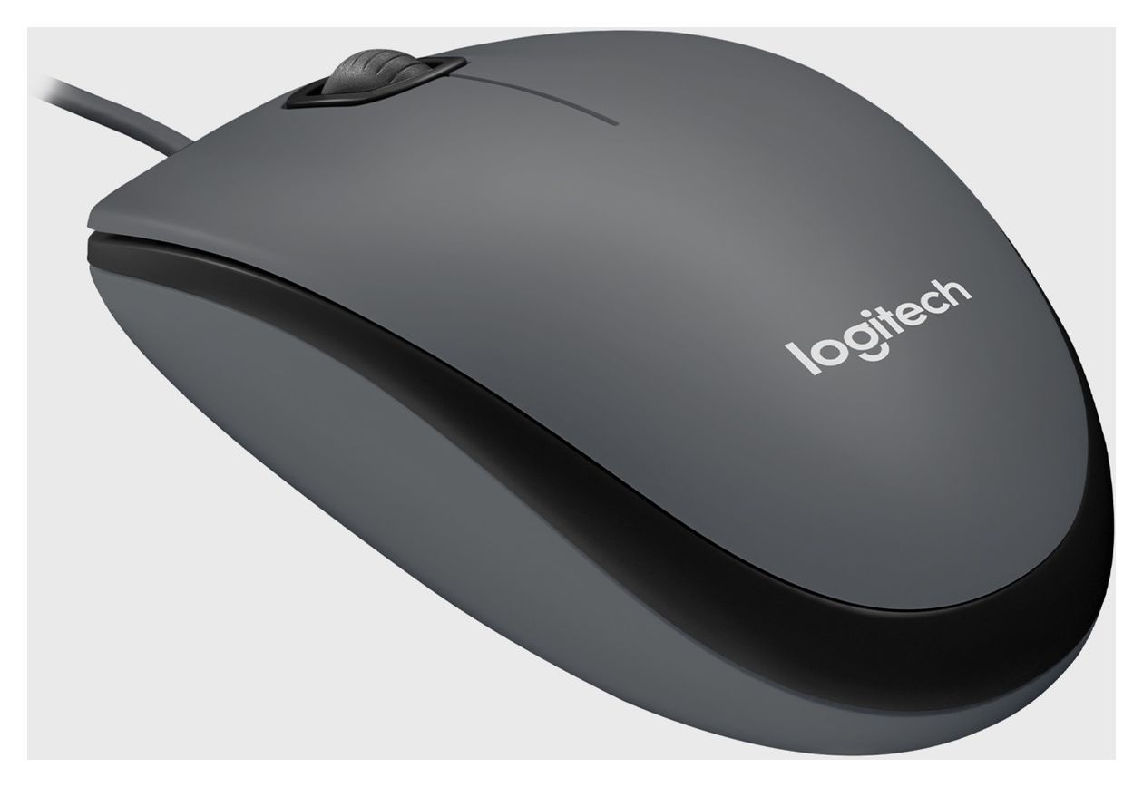 M100 1000 DPI Büro Maus Optisch  (Schwarz) 