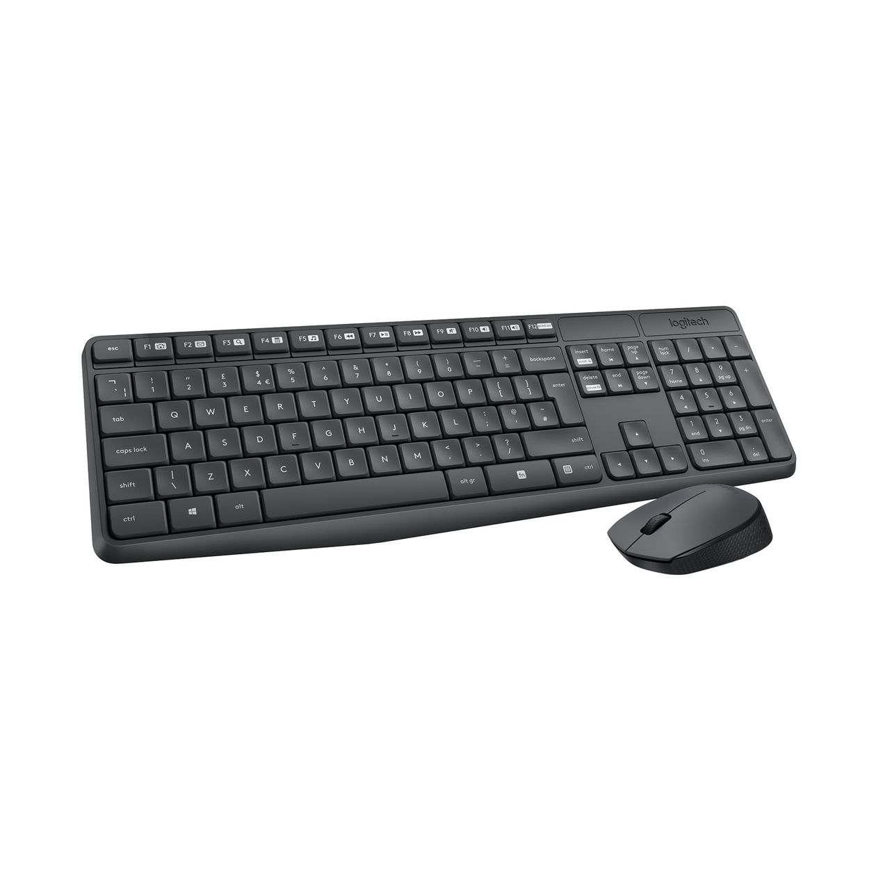 MK235 Home Tastatur RF Wireless 2.4 GHz  (Grau) 