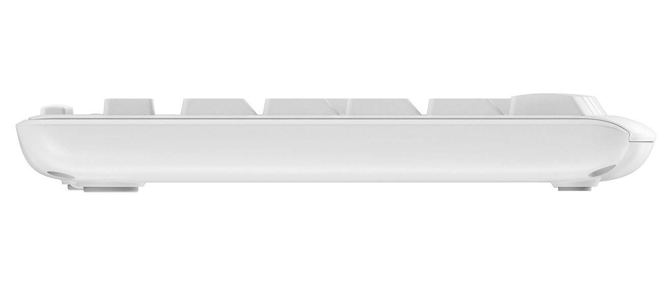 MK295 Silent Wireless Combo Büro Tastatur RF Wireless 2.4 GHz  (Weiß) 