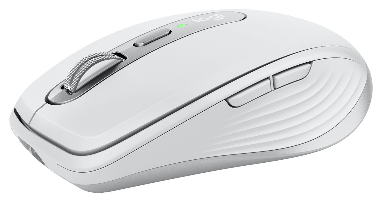 MX Anywhere 3S for Mac 8000 DPI Büro Maus Laser  (Silber, Weiß) 