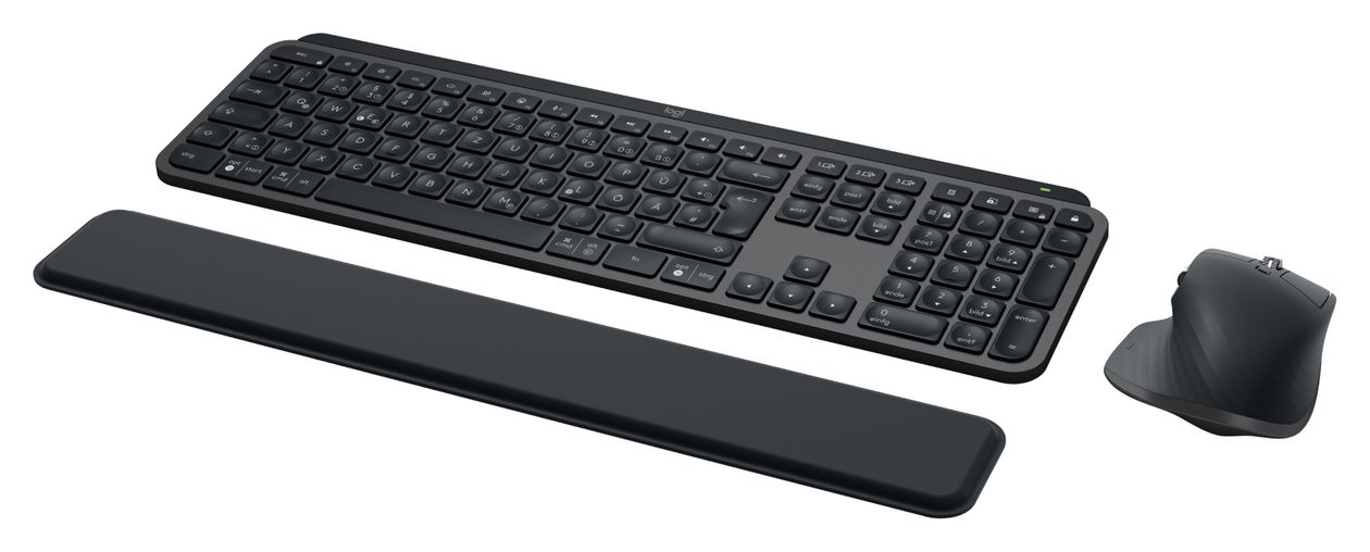 MX Keys Combo for Business Gen. 2 LED Büro Tastatur RF Wireless + Bluetooth  (Graphit) 
