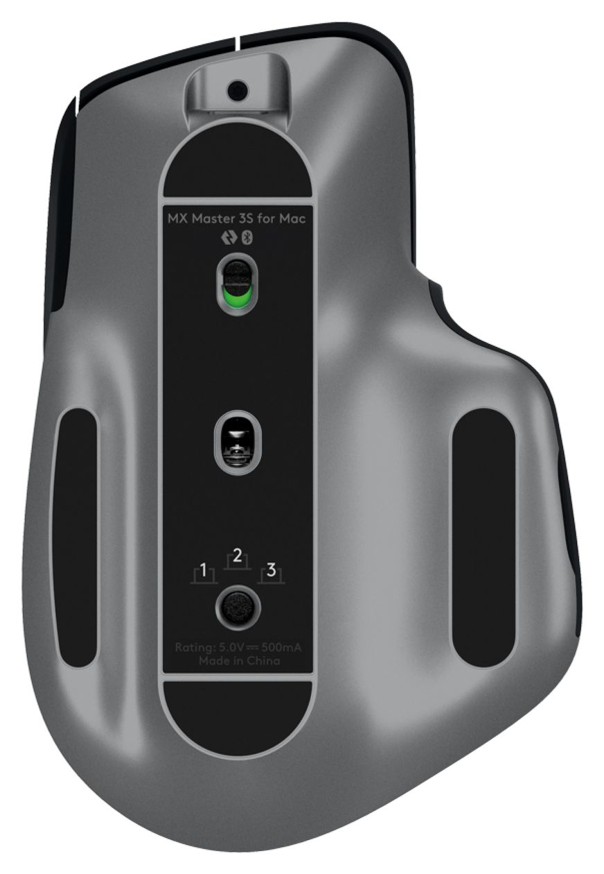 MX Master 3S for Mac 8000 DPI Büro Maus Laser  (Grau) 