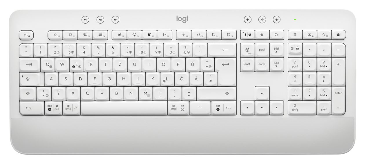Signature K650 Büro Tastatur Bluetooth  (Weiß) 