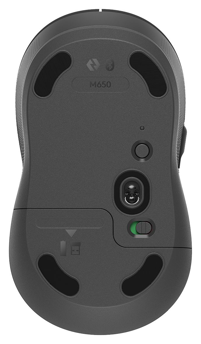 Signature M650 4000 DPI Büro Maus Optisch  (Graphit) 
