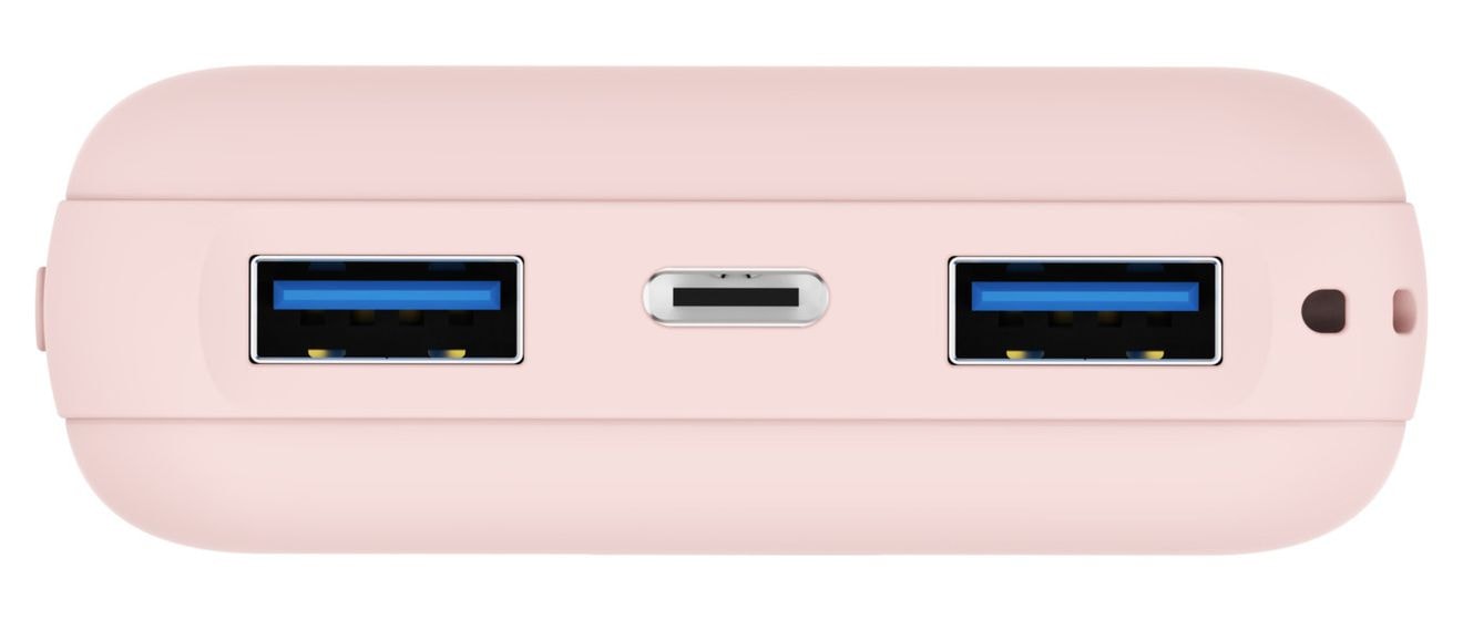 Mini 10000 mAh Powerbank USB Typ-C  (Rose) 