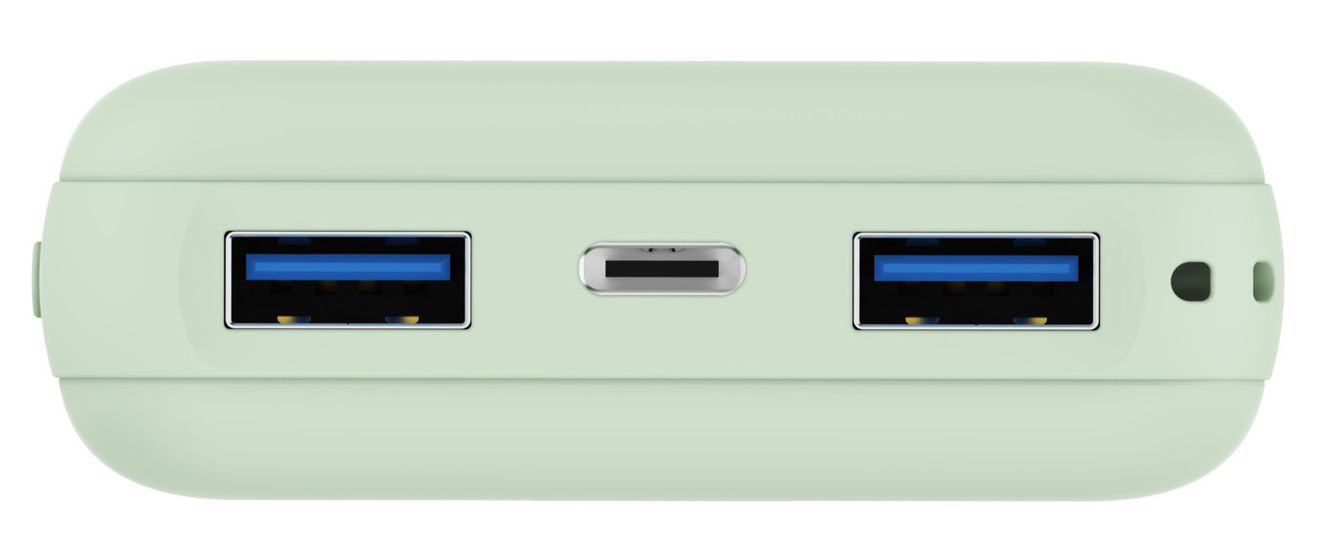 Mini 10000 mAh Powerbank USB Typ-C  (Mint) 