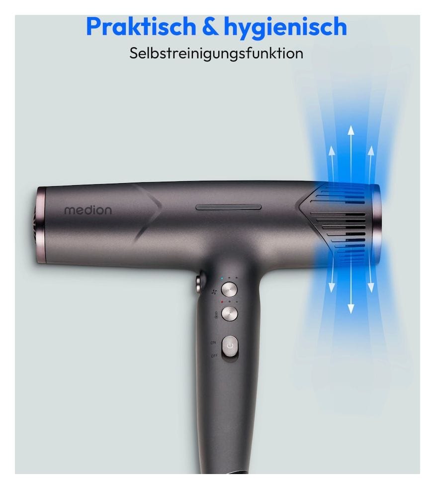 Life HD2 Haartrockner 1740 W  (Schwarz) 