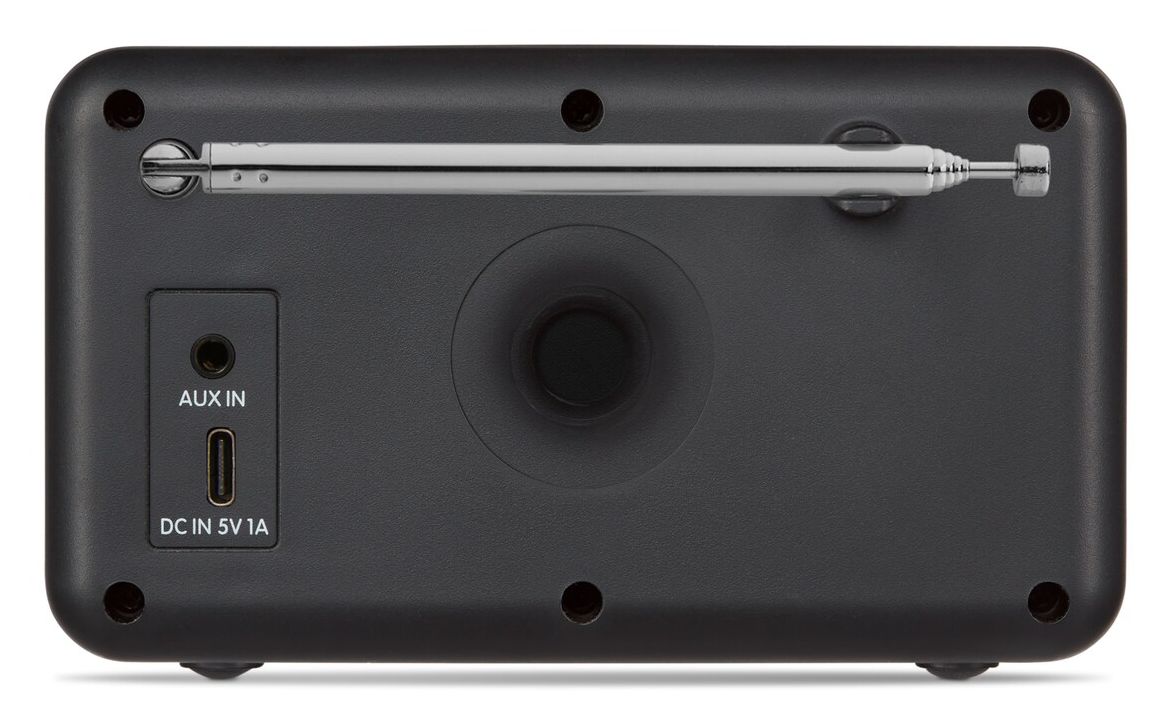Life S66822 Bluetooth DAB+, UKW Radio Tragbar IPX1  (Schwarz) 