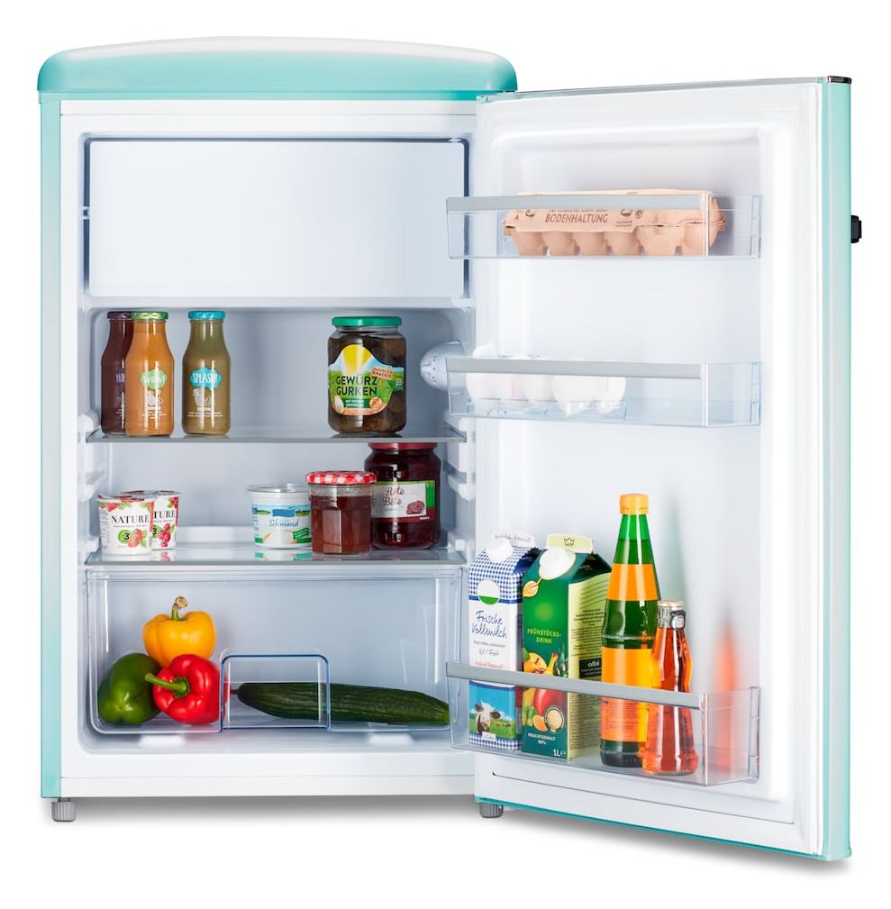 MD37790 108 l / 95 l Kühlschrank freistehend EEK: D 110 kWh Jahr  (Türkis) 
