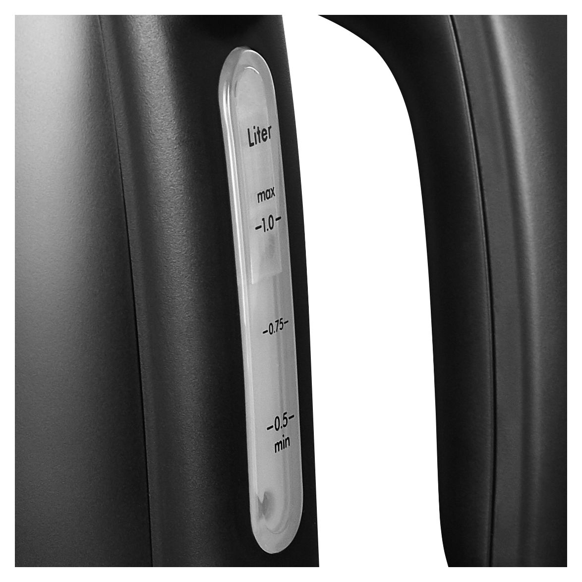 1018-04 Prime Aqua Mini 1,0 l Wasserkocher 2200 W  (Anthrazit) 