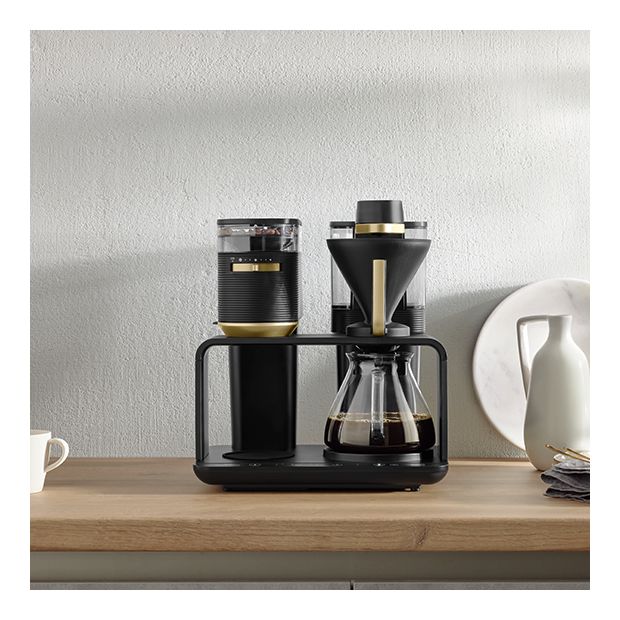 1024-04 Epos 8 Tassen Filterkaffeemaschine 1,0 l  (Schwarz, Gold) 