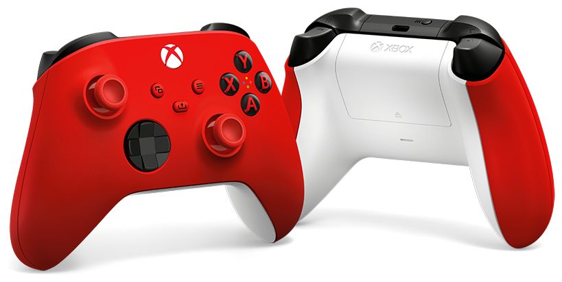 Pulse Red Analog / Digital Gamepad Xbox, Xbox One, Xbox Series S, Xbox Series X kabellos (Rot) 