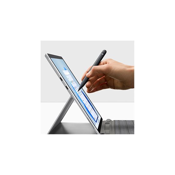 Surface Slim Pen 2 Bluetooth Eingabestift für Microsoft Surface Laptop Studio Surface Pro 8 - 9 Surface Pro X Surface Duo 2 Surface Hub 2S Surface Slim Pen 2 Pen Tips Surface Slim Pen Charger Schwarz 
