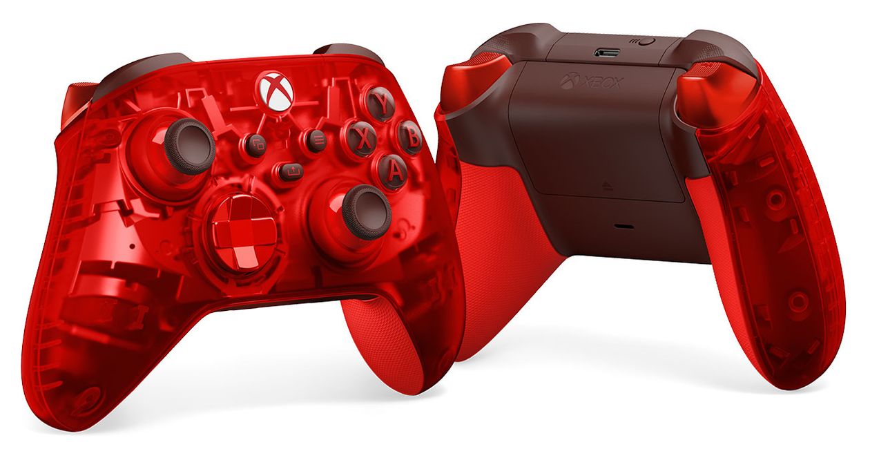 Xbox Wireless Controller – Pulse Cipher Special Edition Analog / Digital Gamepad für Xbox Series S, Android, Xbox Series X, iOS, PC  (Rot) 
