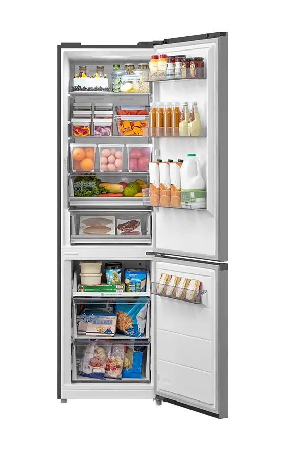 MDRB470MGA46 216 l / 118 l Kühl-Gefrierkombi freistehend NoFrost 109 kWh Jahr  (Edelstahl) 