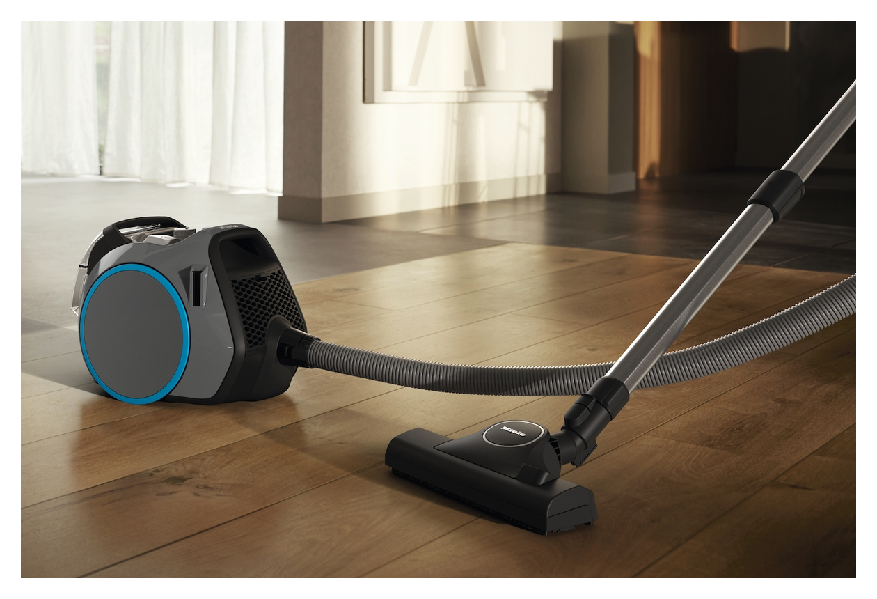 Boost CX1 Bodenstaubsauger Beutellos 890 W Miele AirClean  (Blau, Grau) 