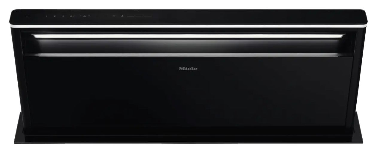 DAD6880 Abluft/Umluft Dunstabzugshaube/Esse Tisch 80 cm (Schwarz) 