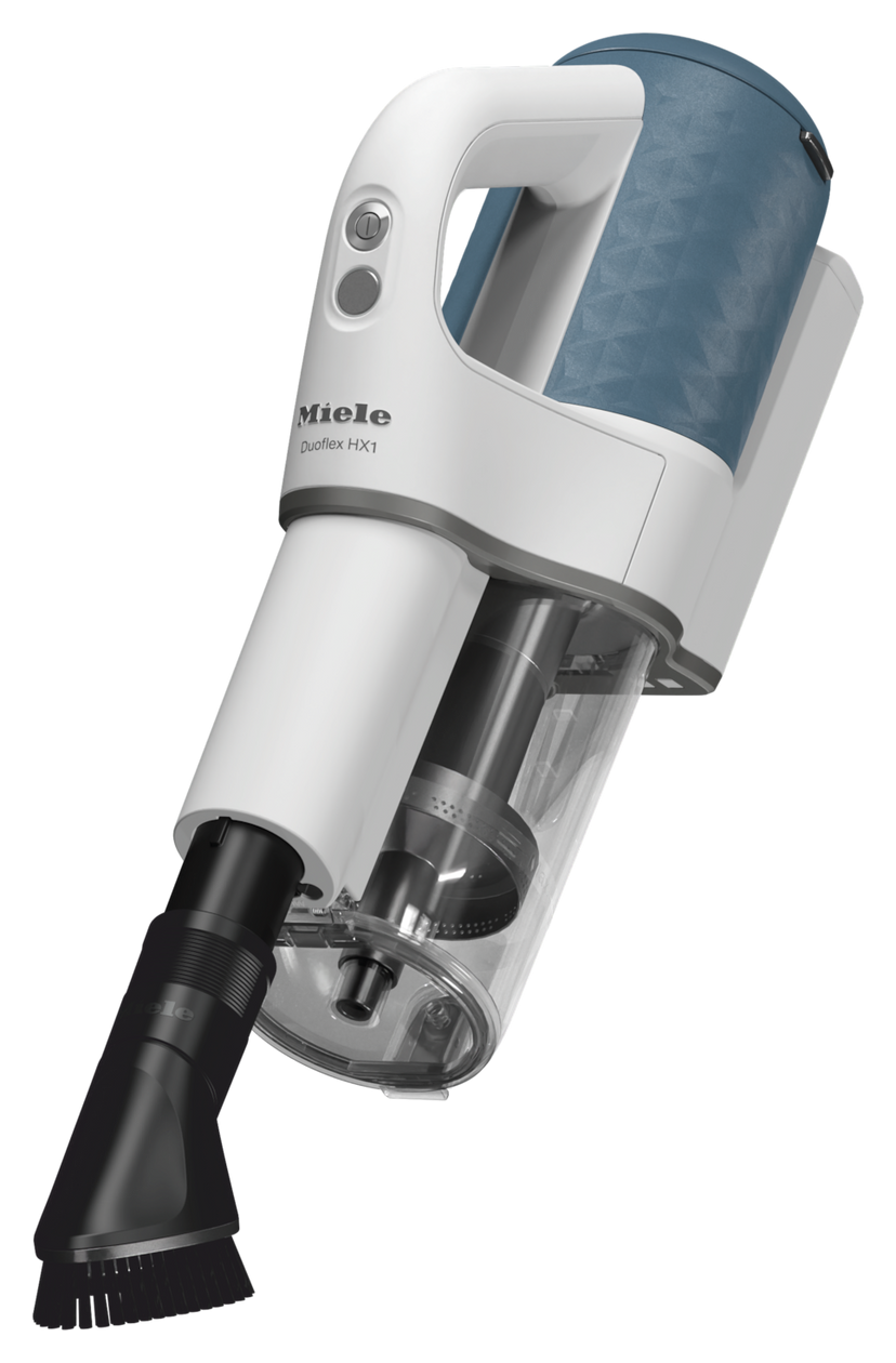 Duoflex HX1 Handstaubsauger Beutellos bis 55 min Laufzeit Hygienefilter  (Blau, Weiß) 