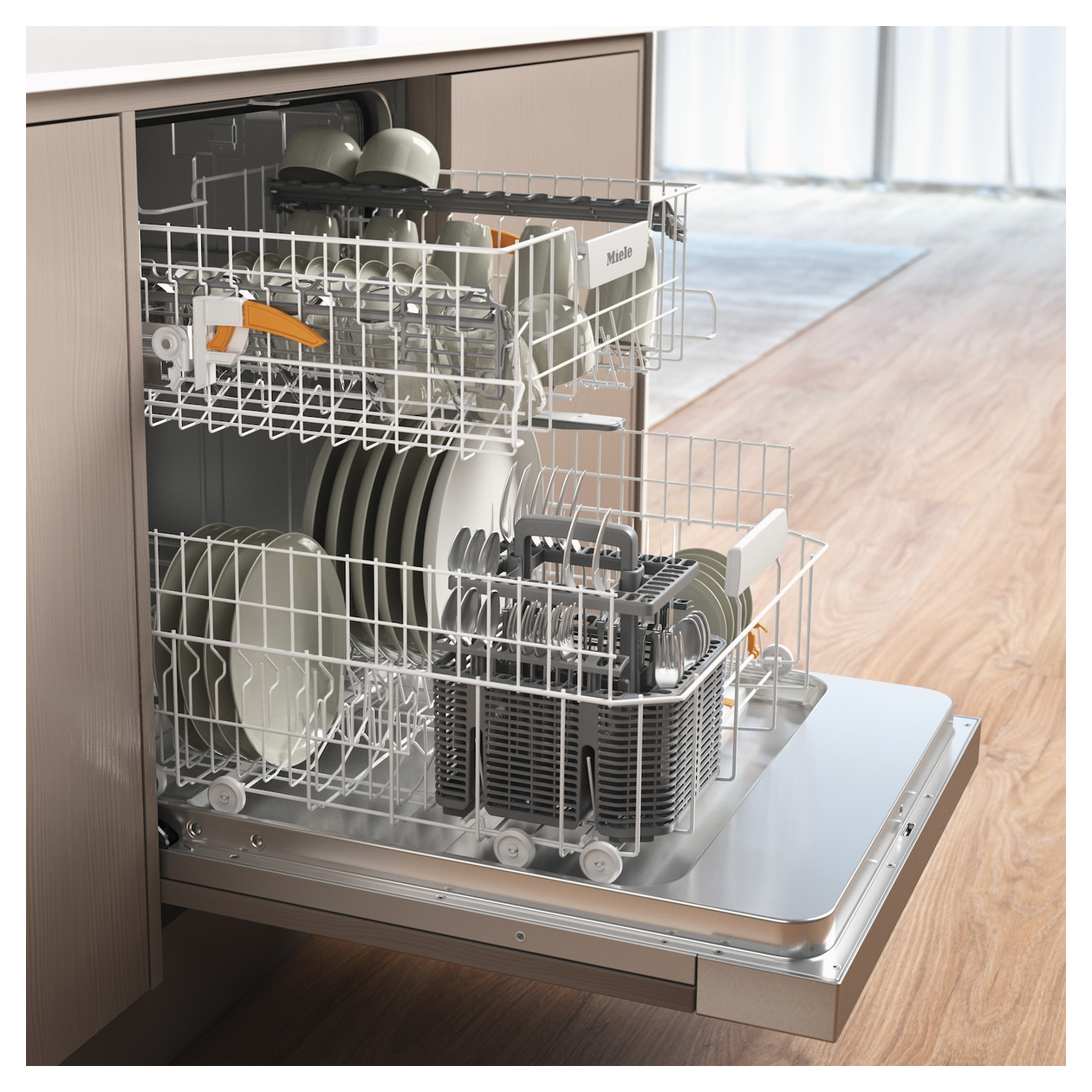 G5811i Active Plus 60 cm Geschirrspüler teilintegriert (ohne Front) Leise 13 Maßgedecke aquaStop Funktion 