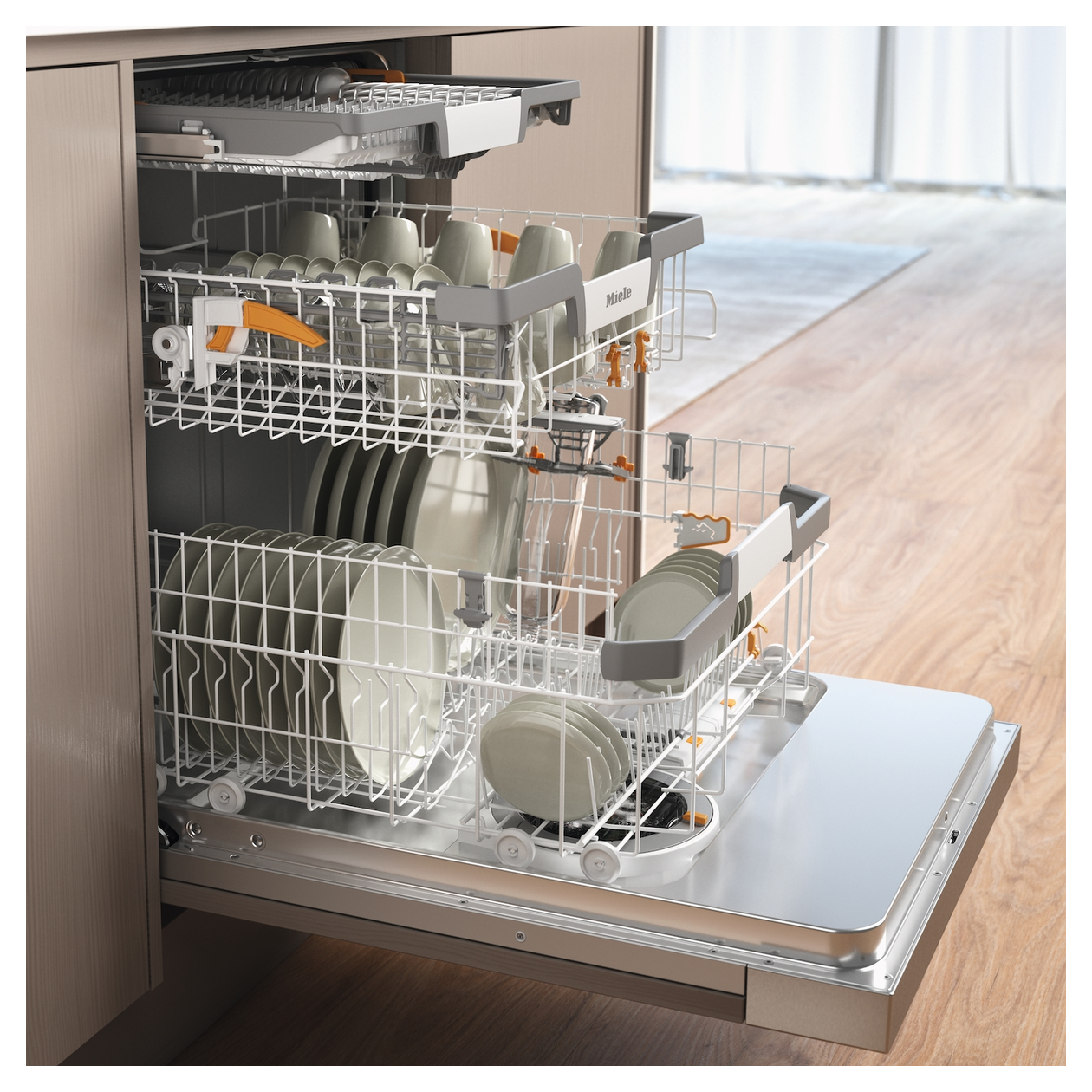 G7130SC 60 cm Geschirrspüler vollintegriert (ohne Front) Leise 14 Maßgedecke 