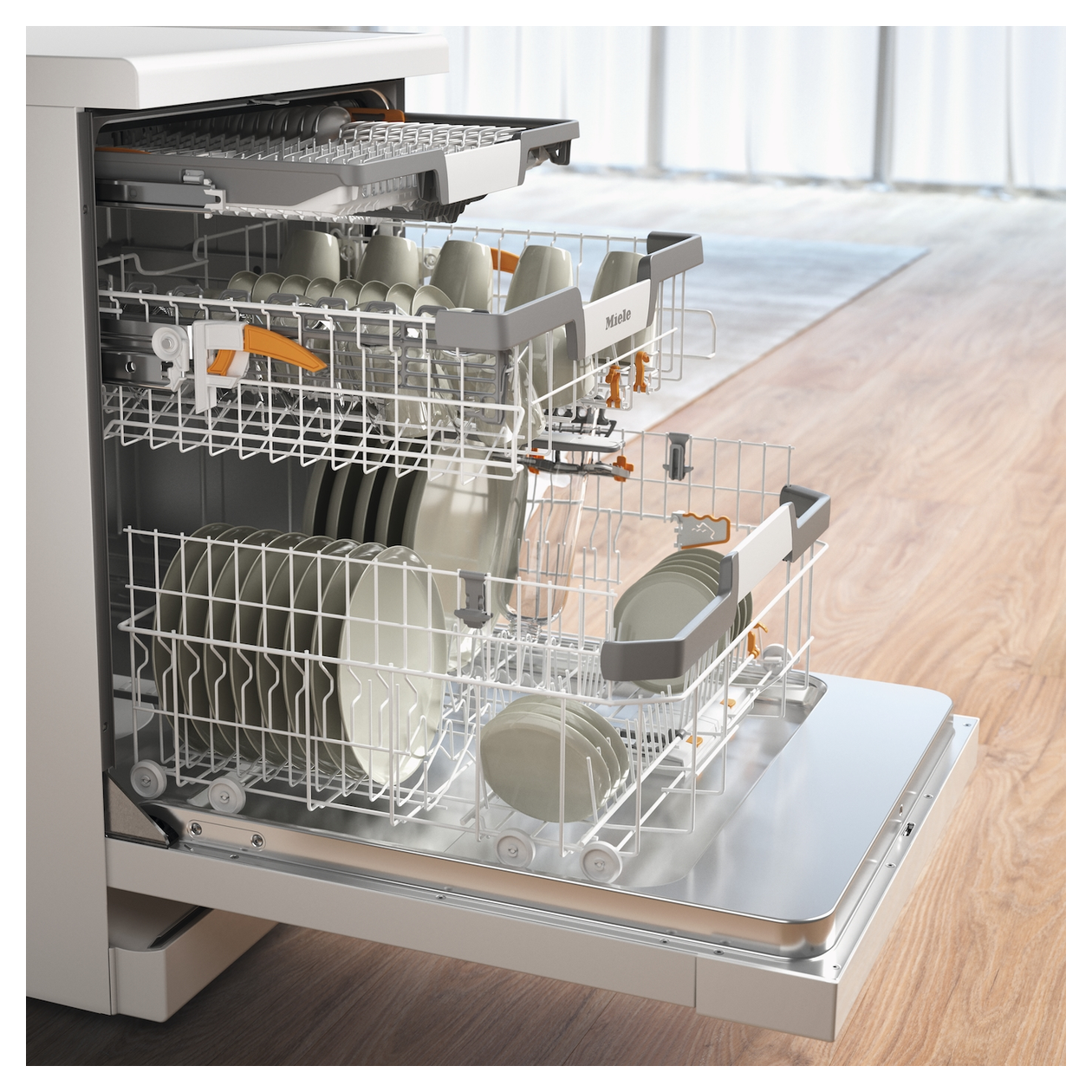 G7210SC 60 cm Geschirrspüler freistehend Leise 14 Maßgedecke 