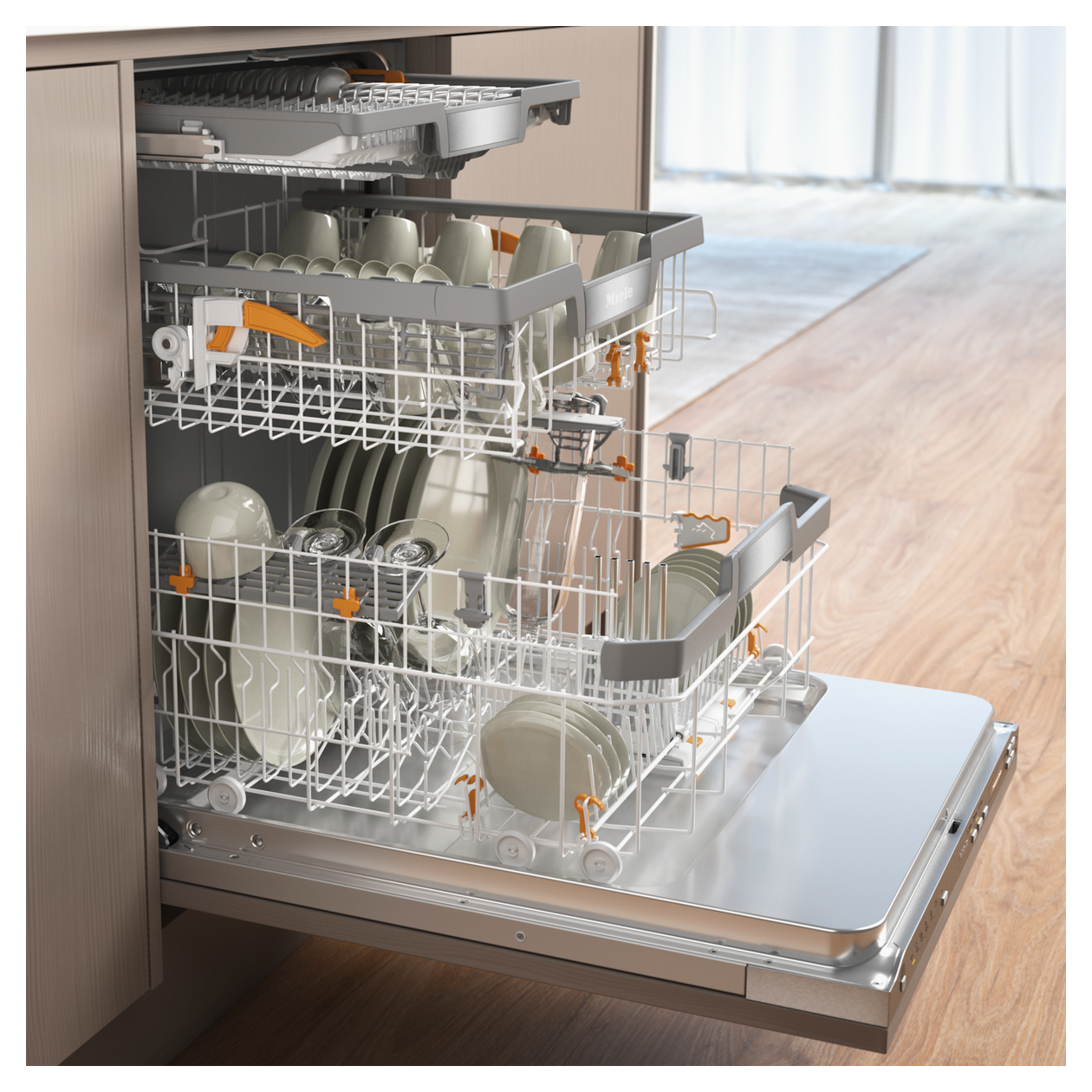 G7298SCVi XXL E 60 cm Geschirrspüler vollintegriert (ohne Front) Leise 14 Maßgedecke Wärmetauscher & Auto Open 